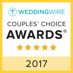 Wedding Wire Couples Choice Award for 2017
