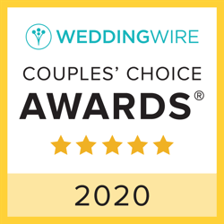 Wedding Wire Couples Choice Award for 2020