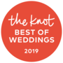 The Knot best of weddings award for 2019