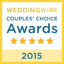 Wedding Wire Couples Choice Award for 2015