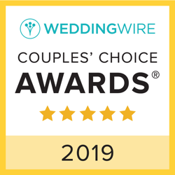 Wedding Wire Couples Choice Award for 2019